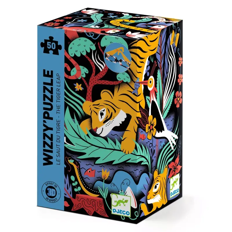 Wizzy' Puzzle Le Saut du Tigre - 50 pièces