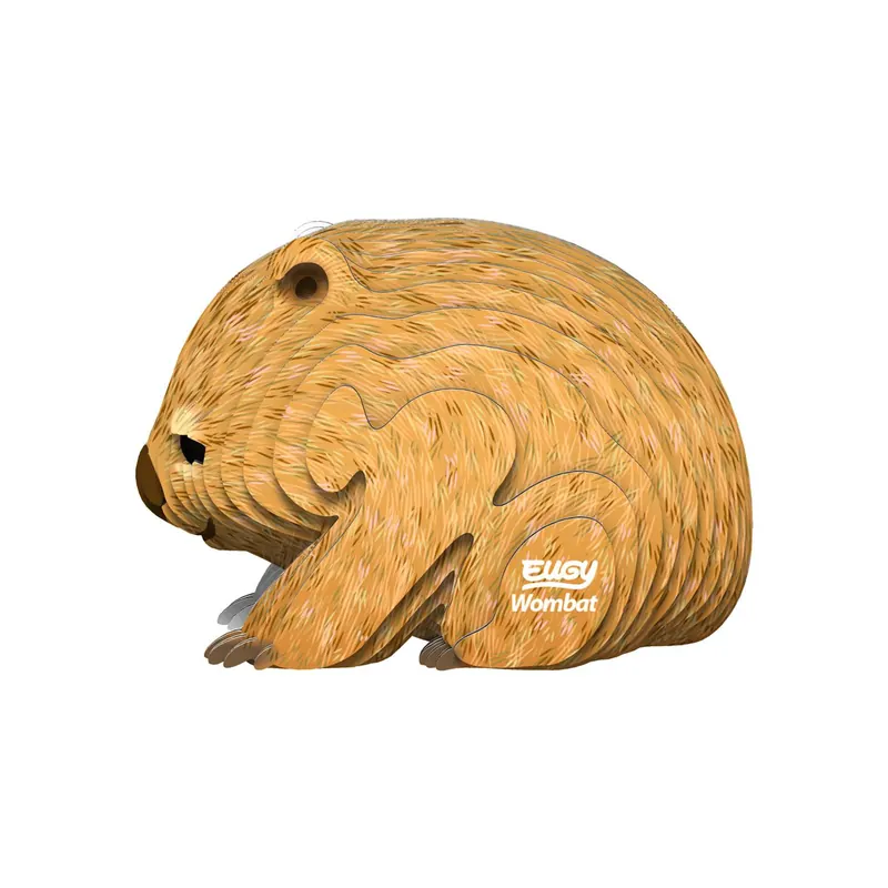 Wombat - Puzzle Eugy - Marsupial 3D à collectionner