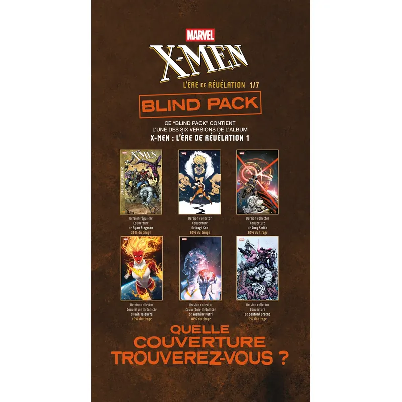X-Men : L'Ère de Révélation - N° 1 - Blind pack